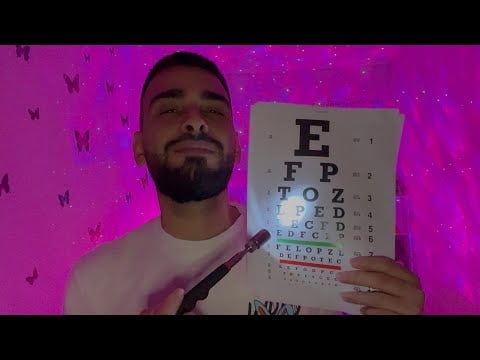 ASMR FR - Orthoptiste (Examens visuels) 👨🏽‍⚕️