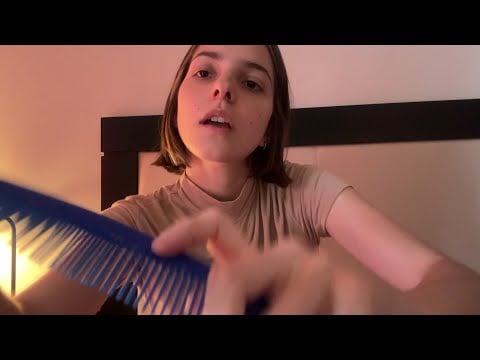 ASMR fast and aggressive haircut 💇‍♀️✂️