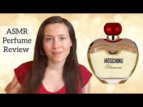 ASMR Perfume Review - Moschino Glamour - Glass Tapping & Whispering