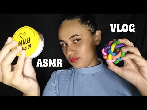 asmr vlog fazendo comprinhas,busca a TV nova, mostrando os protudos que eu comprei na loja de 6