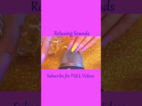 ASMR Mic Scratching with Long Nails #shorts