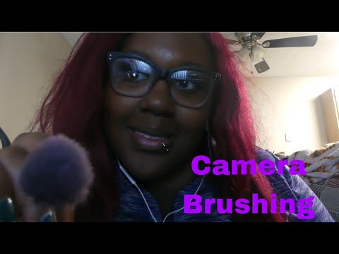 ASMR *Camera brushing & mouth sounds | JanayDASMR