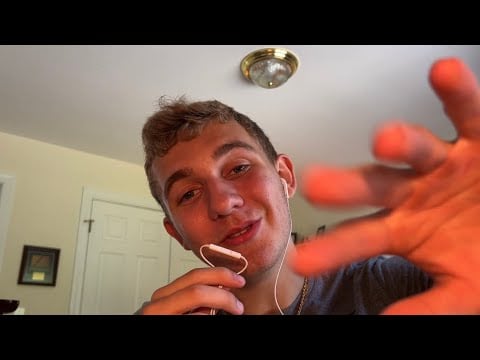 Asmr mouth sounds and mic nibbling