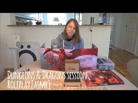 [ASMR] Dungeons & Dragons Session (Roleplay, Dice, Page-Flipping, Soft Spoken + Whispering)