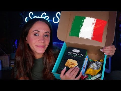 ASMR / Trying Treats From Italy (Try Treats Unboxing)
