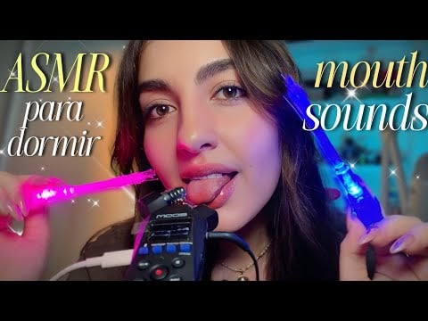 ASMR MOUTH SOUNDS INTENSOS con ASMR VISUAL Y CHICLE