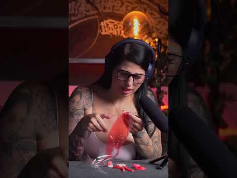 Ich liebe es wenn es hartnäckig ist! 🥵😏 #asmr #asmrgirl #asmrueating #asmrslime #asmrsound #girl