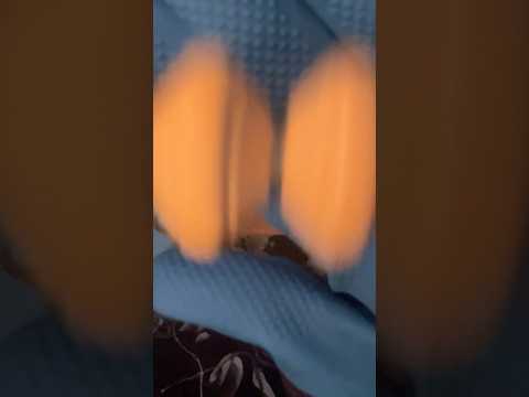 ASMR Rubber Gloves Massage With Wooden Tools