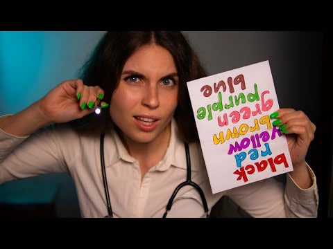 ASMR Cranial Nerve Exam BUT EVERYTHING IS WRONG