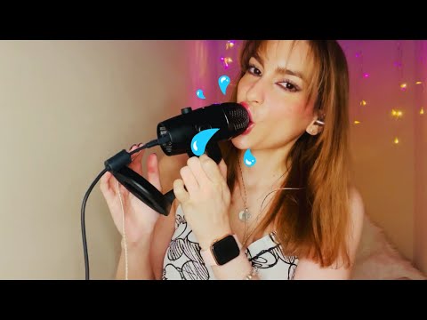 ASMR | LICKING | SUCKING MINNIE BLUE YETI🖤✨