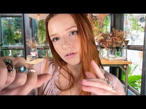 Fake Psychic Examines & Cleanses Your Aura ASMR 🔮| Blue-Yeti, Personal Attention