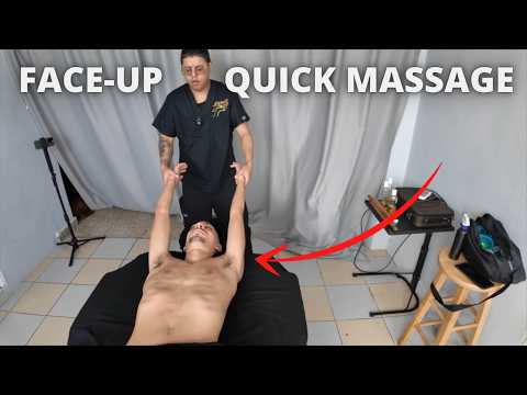Face-Up Body Massage | Gentle Therapist Session | Calming ASMR (Some Talking)