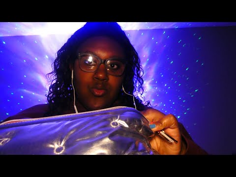 ASMR *Makeup Bag Rummaging + Tapping | NaytinglesAsmr 