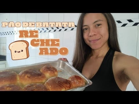 ASMR RECEITA - Pão de Batata Recheado 🍞