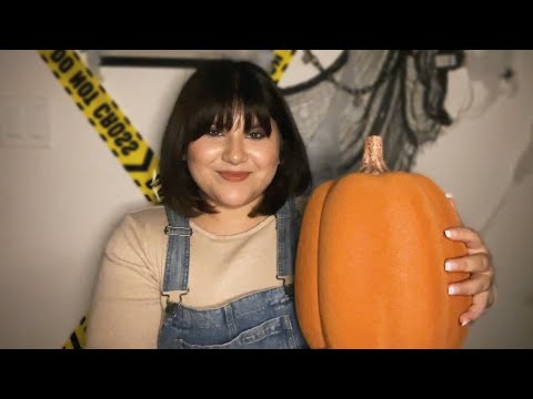 ASMR Autumn Decor (Tapping,Scratching)