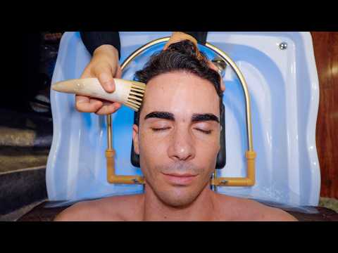 ASMR: I Was Asleep in Minutes! 😴 Thai Sleep Salon Head Water Massage