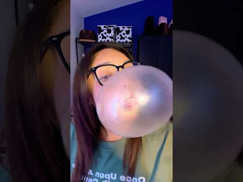 BIG BUBBLE GUM | blowing big bubble gum sounds