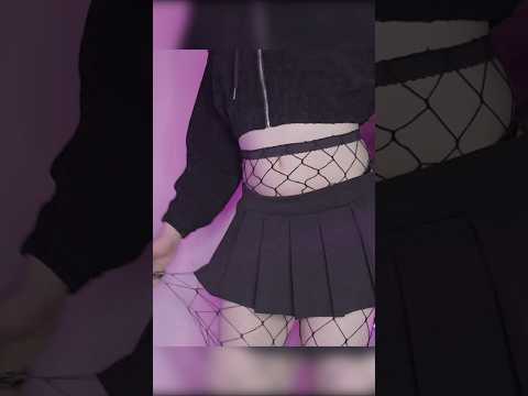 ASMR pretty girl is obsessed with her fishnets (and not with you) 🥱✨️ #asmr #asmrtriggers