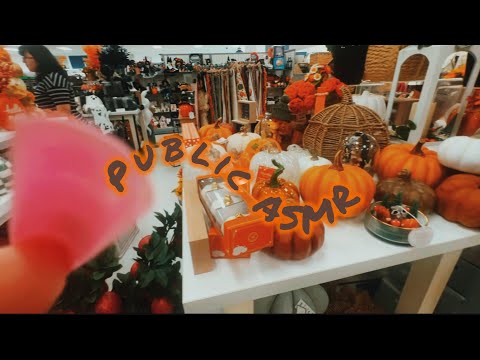 Public ASMR | Fall Edition In Marshall’s and Tjmaxx (Tapping and Scratching On Everything)