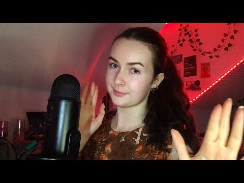 ASMR || Hand Movements and Mouth Sounds (fast and aggressive)