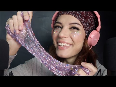 ASMR | Sticky Squishy Slime Triggers! 💜