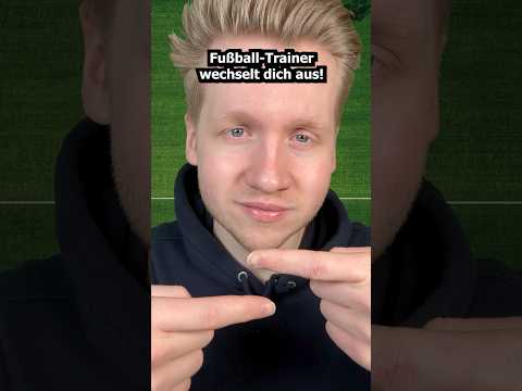 Fußball-Trainer wechselt dich aus! #asmr