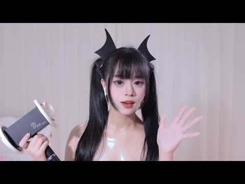 🥰晓美 Xiao Mei ASMR  舔耳口腔音喘息🎀 Ear Licking  Licking And Eating Ear Licking