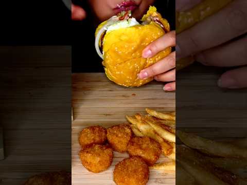 NEW SPONGEBOB BURGER KING MEAL #asmr #burgerking #food #eat