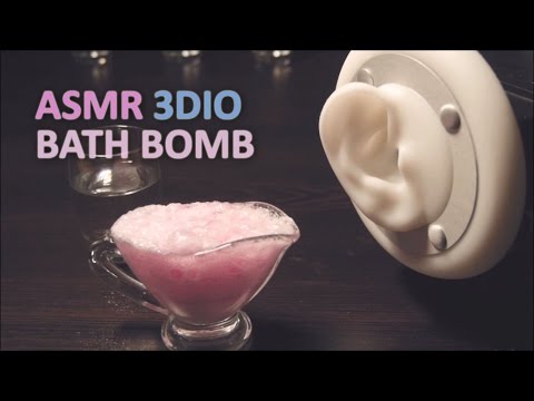 ASMR. Fizzy Bath Bomb 거품톡톡 목욕폭탄 소리 Ear to Ear (No talking)