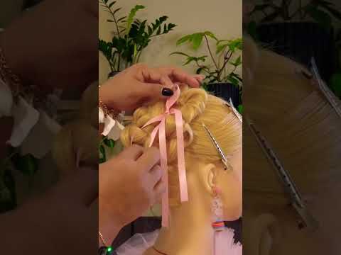 Full video in my channel! #asmr #hairstyles #hair #hairtutorial #fordeepsleep #relaxing #fyp