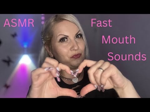 ASMR ❤️ Fast and Aggressive Mouth Sounds | Fluttering