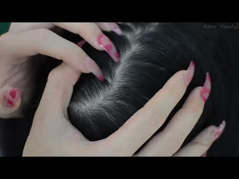 ASMR Scalp Scratching, Head Scratching Massage, Relaxing Sounds For Headache, Stress Relief