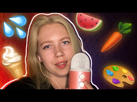#1 Emoji challenge | #asmrminuha #asmr