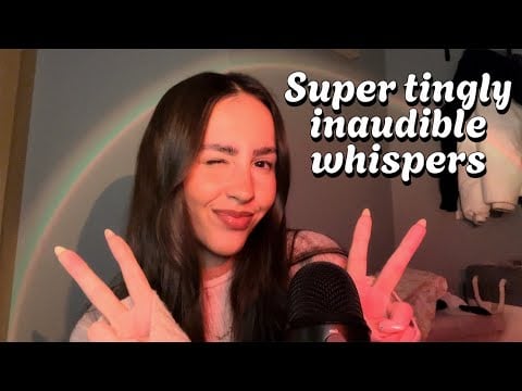 ASMR- Semi inaudible whisper rambles (you can actually understand me)🌺✨