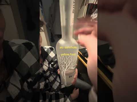 ASMR ALCOHOL BOTTLES TAPPING 🍀
