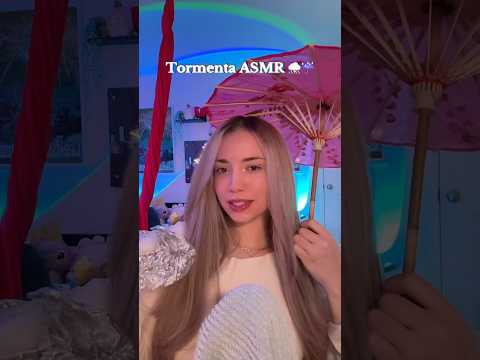 Tormenta ASMR ⛈️ /Tiktok:heysoymaria #asmrsounds #asmrtiktoks #asmrsleep #asmrthunderstorm