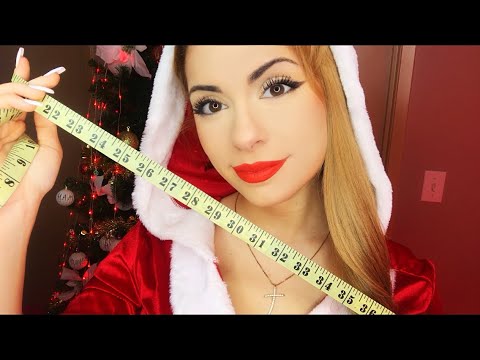 ASMR Men's Suit Measuring Roleplay w/ Mrs Clause ❄️ Suit Fitting RP ASMR Measuring You ♡ Soft Spoken