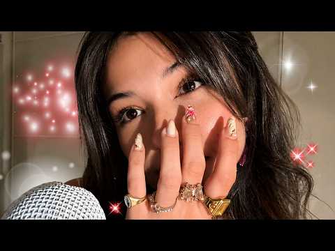 ASMR 🔥 Fast & Clicky Finger Fluttering w Ring Sounds, Hand Sounds & Dry/Wet Mouth Sounds