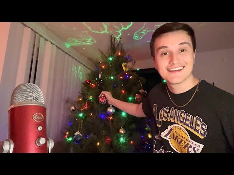 ASMR | Decorate My Christmas Tree With Me 🎄 (whisper rambles & relaxing sounds)
