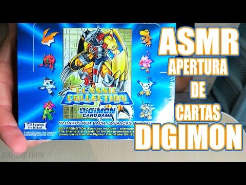 ASMR | Apertura Cartas DIGIMON Classic Collection BT01