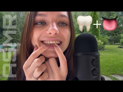 ASMR ☆ Fast Teeth Tapping & Tongue Swirling