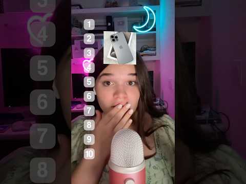 ASMR Birthday Present Ranking Filter! #asmrgame #asmrwhisper #asmrcommunity