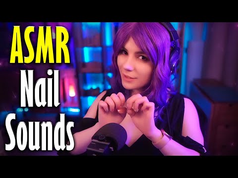 ASMR Nail Tapping Sounds 💎 No Talking