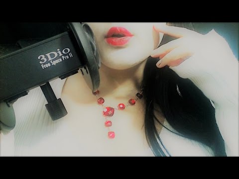 ASMR Whisper ~  Free Space Pro II Binaural Microphone + Kiss Sounds (Testing Video)!