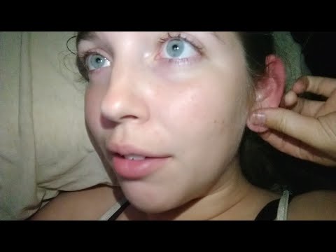 Self Ear Massage ASMR Request and Rambling