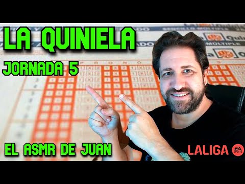 LA QUINIELA EN ASMR | JORNADA 5 DE LA LIGA EA SPORT