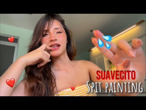 ASMR MUY LENTO ❤️ SPIT PAINTING Extra Relajante❤️