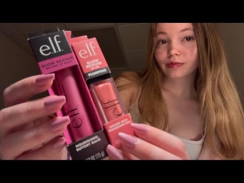 ASMR-💄Open & Try New Lip Products with me!💋