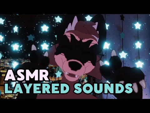 [Furry ASMR] Raccoon Gives You Tingles With Layered Sounds and Paw Movements!