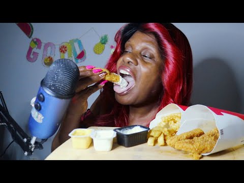 Arby's Fish Tenders ASMR Eating Sounds